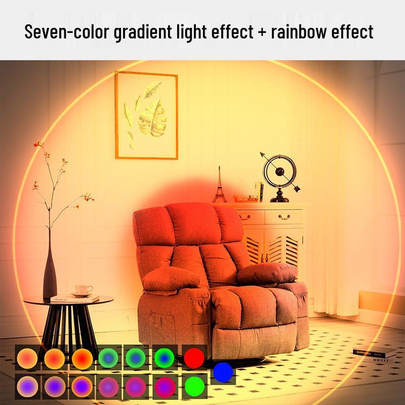 Rechargeable Wall Light: Wireless Bedside Lamp with Motion Sensor and Colorful Gradient for Bedrooms and Hallways