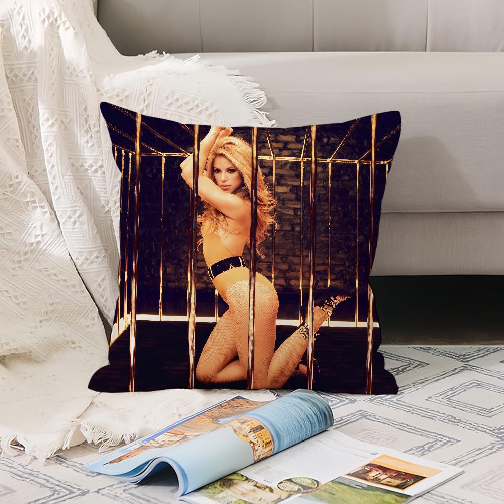 Singer Shakira Pillow Case Office Cushions Suitable For Sofa Car Bedroom Decorative Cushion Cover