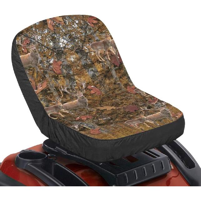 

Камуфляжная накладка на сиденье газонокосилки с оленями, Универсальная накладка на сиденье газонокосилки с сумкой для хранения, Легко устанавливается, Средний American Flag