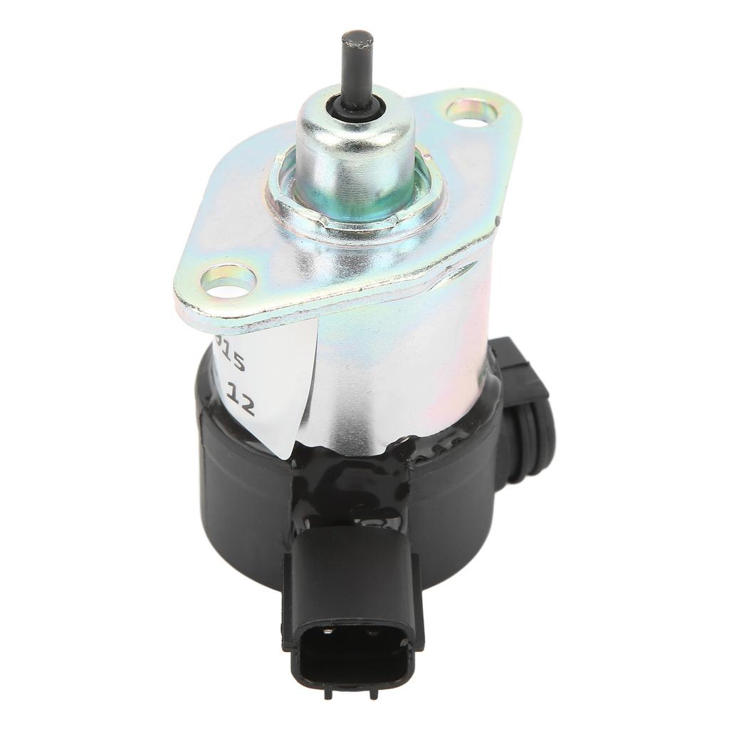 Fuel Shut Off Solenoid 12VDC 17208‑60015 Aluminum Alloy for KUBOTA ENGINES D905 D1005 D1105 V1305 V1505 ETC