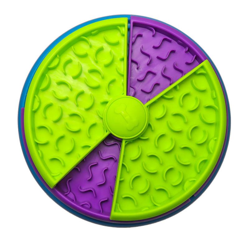 

Fun Maze, Slow Food Bowl, Three-color Rotating Disc, Teething, Food Leakage Toy, Rotating Feeder, Dog and Cat Rice Bowls opp bag