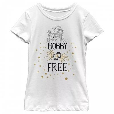 Mädchen-T-Shirt „Dobby Is Free“ aus Baumwolle