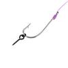 Steel Fishing Bait Screw with Link Buckle, Terminal Hardware Accessories for  -Shaped Lures, Fishing Line Connection 10 Pieces