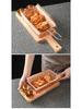 Stainless Steel Blue Fried Snack & Dipping Sauce Dish Set - Artistic Concept for Restaurants and Clubs