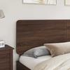Testiera in Materiale a Base di Legno Effetto Rovere Marrone