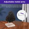Adjustable Clear Acrylic Display Stand Soft Rubber Case Rock Collectibles Shelf  Shop