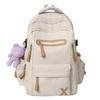 Schoolbag Korean version ins new high-value college style simple backpack couple light travel mountaineering large-capacity backpack