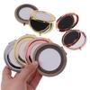 1Pcs Foldable Vintage Makeup Mirror Mini Square Makeup Vanity Mirror Portable Hand Double-sided Compact Pocket Cosmetic Mirror