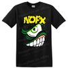 NOFX Punk Rock Band Logo T Shirt Green Monster Graphic Music Concert Vintage