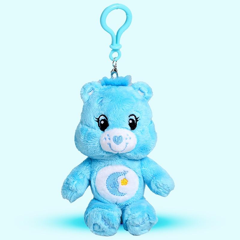 17cm Care Bears Pendant Plush Anime Kawaii Plushie KeyChain Bag Decoration Doll Girls Boys Backpack Plush Keyrings