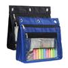 Zipper Pencil Bag Expandable Storage Bag Colorful Pen Holder Binder Pouch  Home