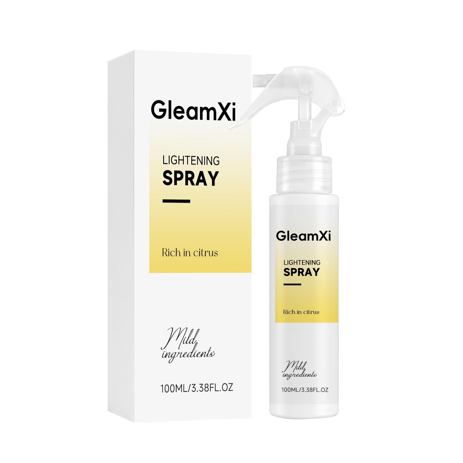 Осветляющий спрей GleamXi для светлых волос: Осветляет блонд, Маскирует темные корни, Придает блеск, Мягкая формула