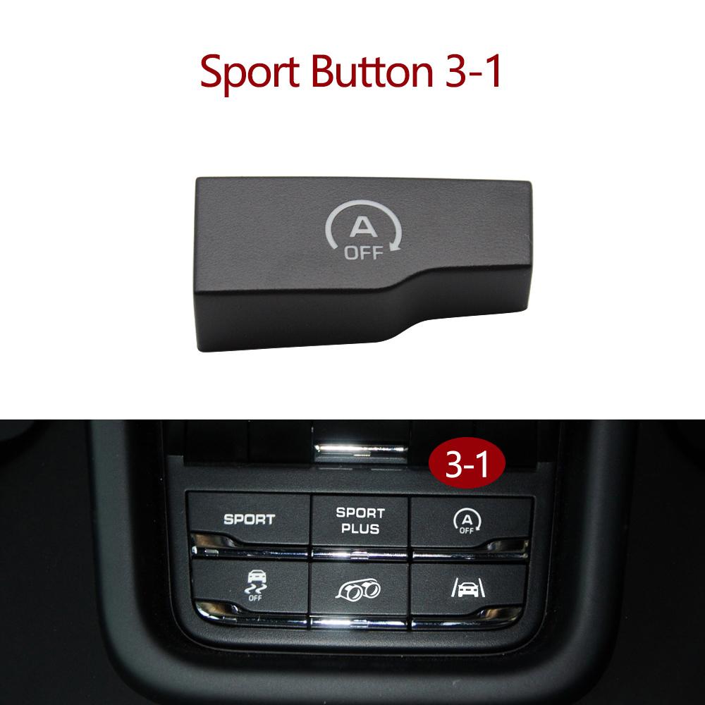 Car Front Console Drive Mode Suspension Sport Switch Console Traction Control Button For Porsche Cayenne 7P5 2010-2018 7P5927127