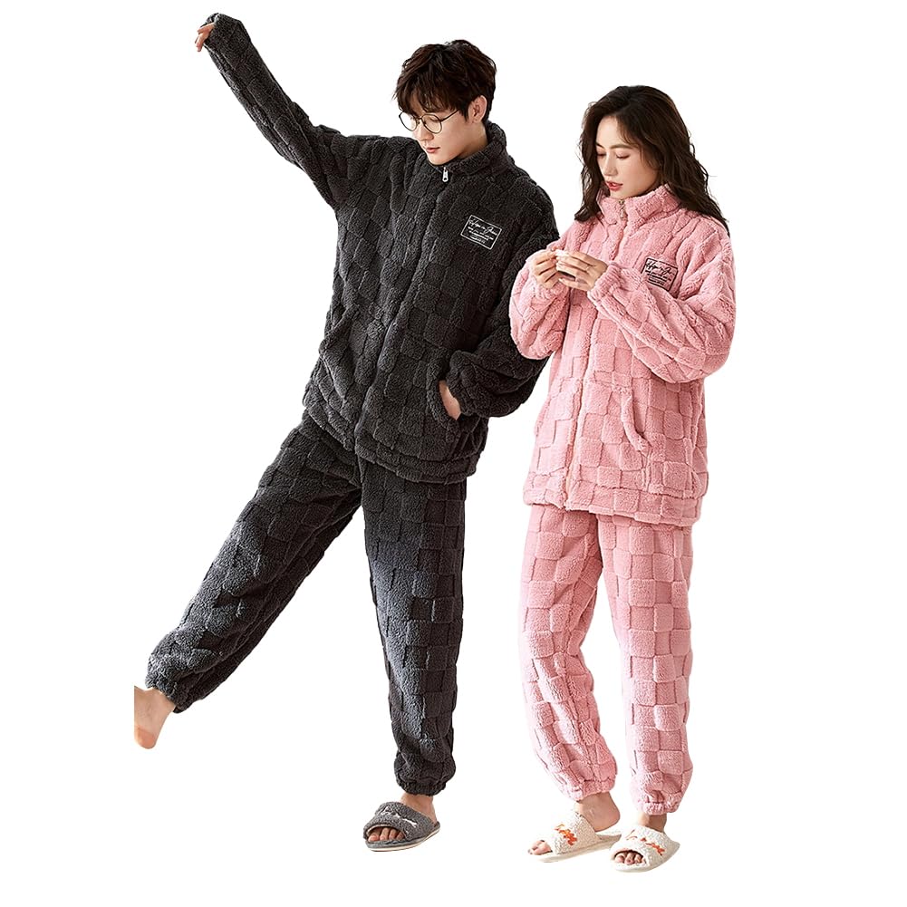 

Парные зимние пижамы для мужчин и длинный пушистый парный верх и низ открытые толстые LYS189 [mxcgzl] Женщины, Рукав, Домашняя одежда, Комплекты, Набор, Стойка