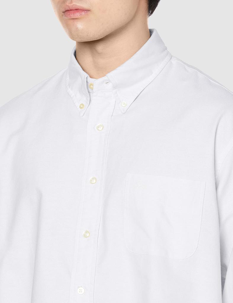 Lee Official Small Men's Button-Down Shirt, LM8514-118, White,