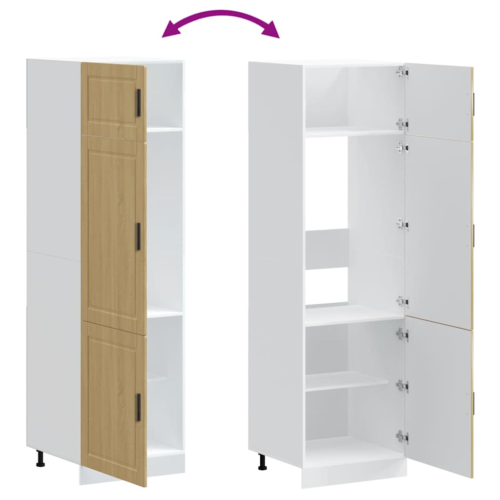 Vidaxl Kitchen Cabinet, Porto, Sonoma Oak, Wood-based Material
