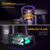 POWEART N700 Cordless Handheld Vacuum Cleaner Purple 30KPa Suction 2600mAh Battery