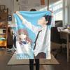 1PC A Silent Voice Print Flannel Blanket, High quality All Seasons, Home Decor, Warmth and Comfort, Perfect for Christmas Gifts
