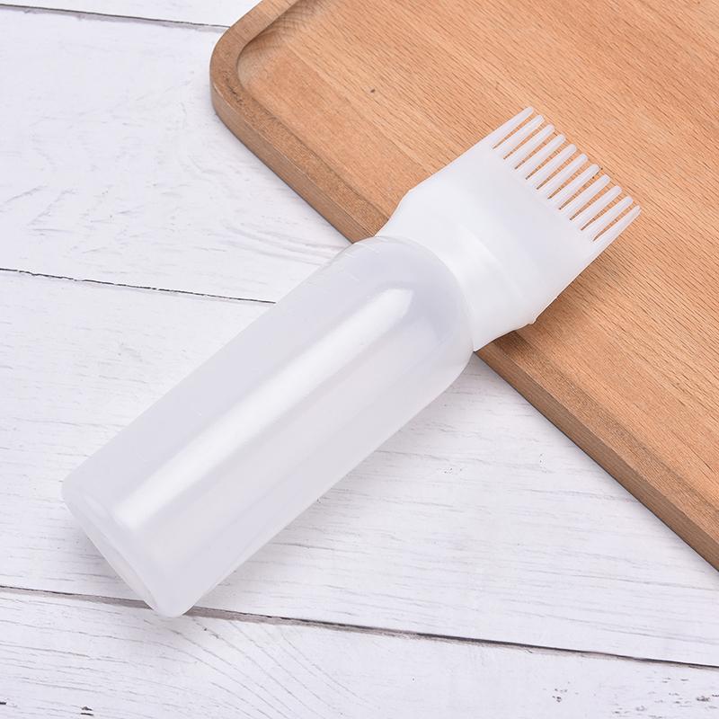 120Ml Hair Dye Applicator Brush Hair Washing Empty Bottle Comb Styling Tool