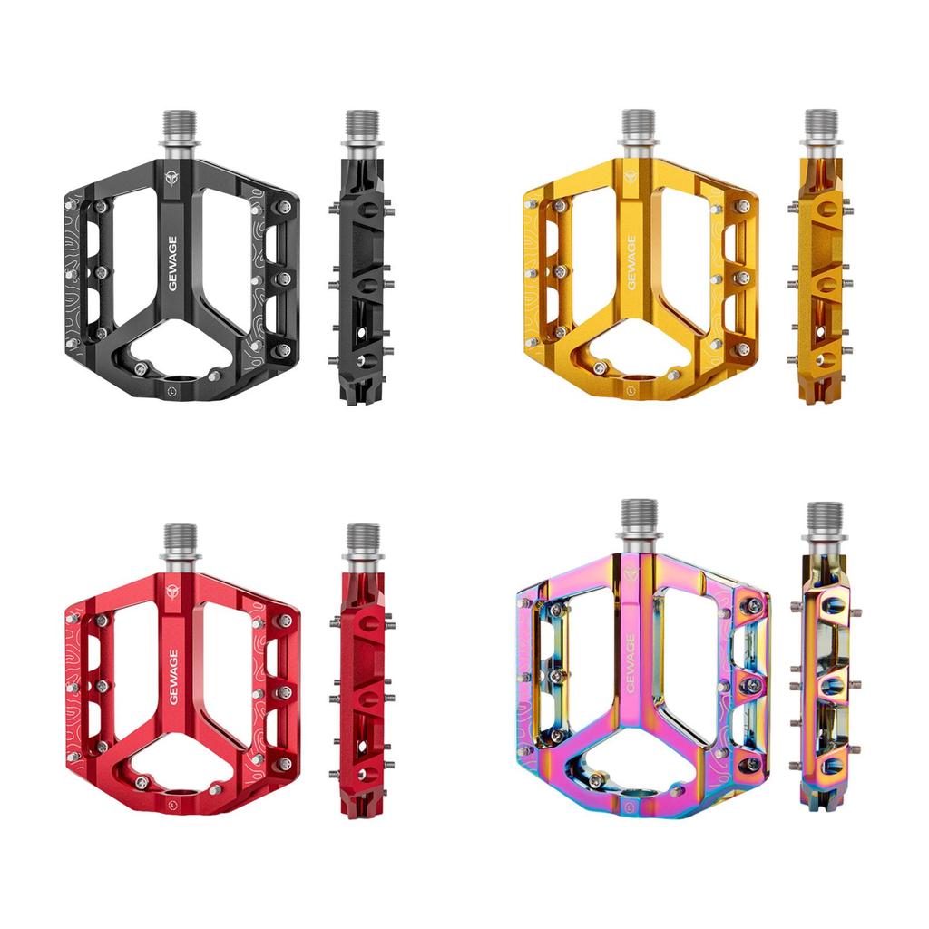 2x Mountain Bike Pedals Cycling Accessories Sturdy Replaces Reliable Bicycle Pedals for BMX Maintenance Road Bicycles