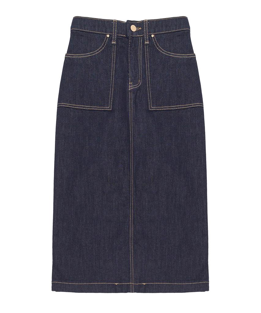 Eilubeu Brushed Pocket Stitch Skirt Aarads701A