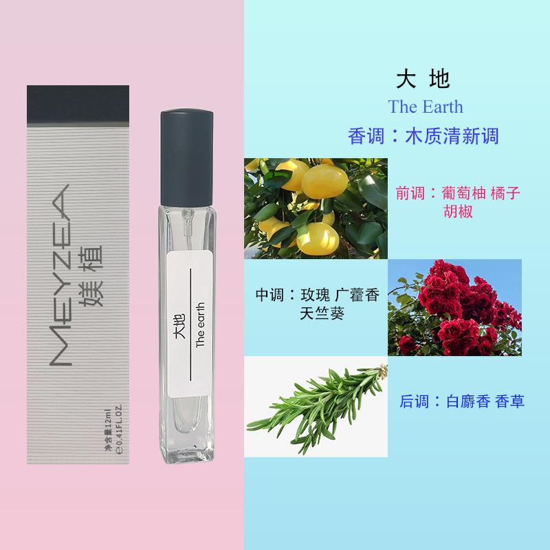 12Ml Perfume Green Encounter Cologne Men and Women Strong Fragrance Light Fragrance Stall Perfume Straight Hair