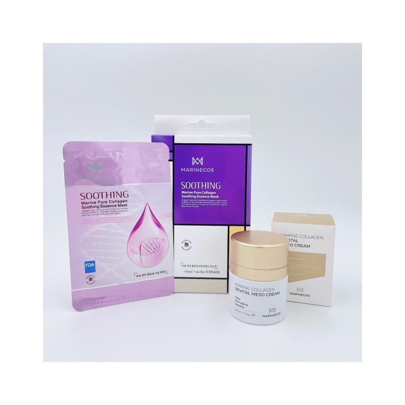 

Revital Meso-крем с морским коллагеном + Маска с чистым морским коллагеном (успокаивающий) (5 листов)