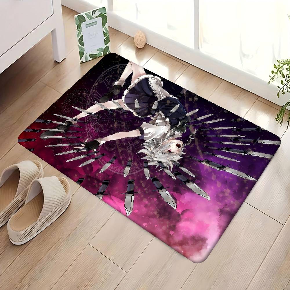 Sakuya Izayoi Cartoon Floor Mat Cheaper Anti-slip Modern Living Room Balcony Printed Bedside Mats