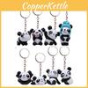 Panda Set Keychain With Creative Animal Shape For Collectors And Office Gifts