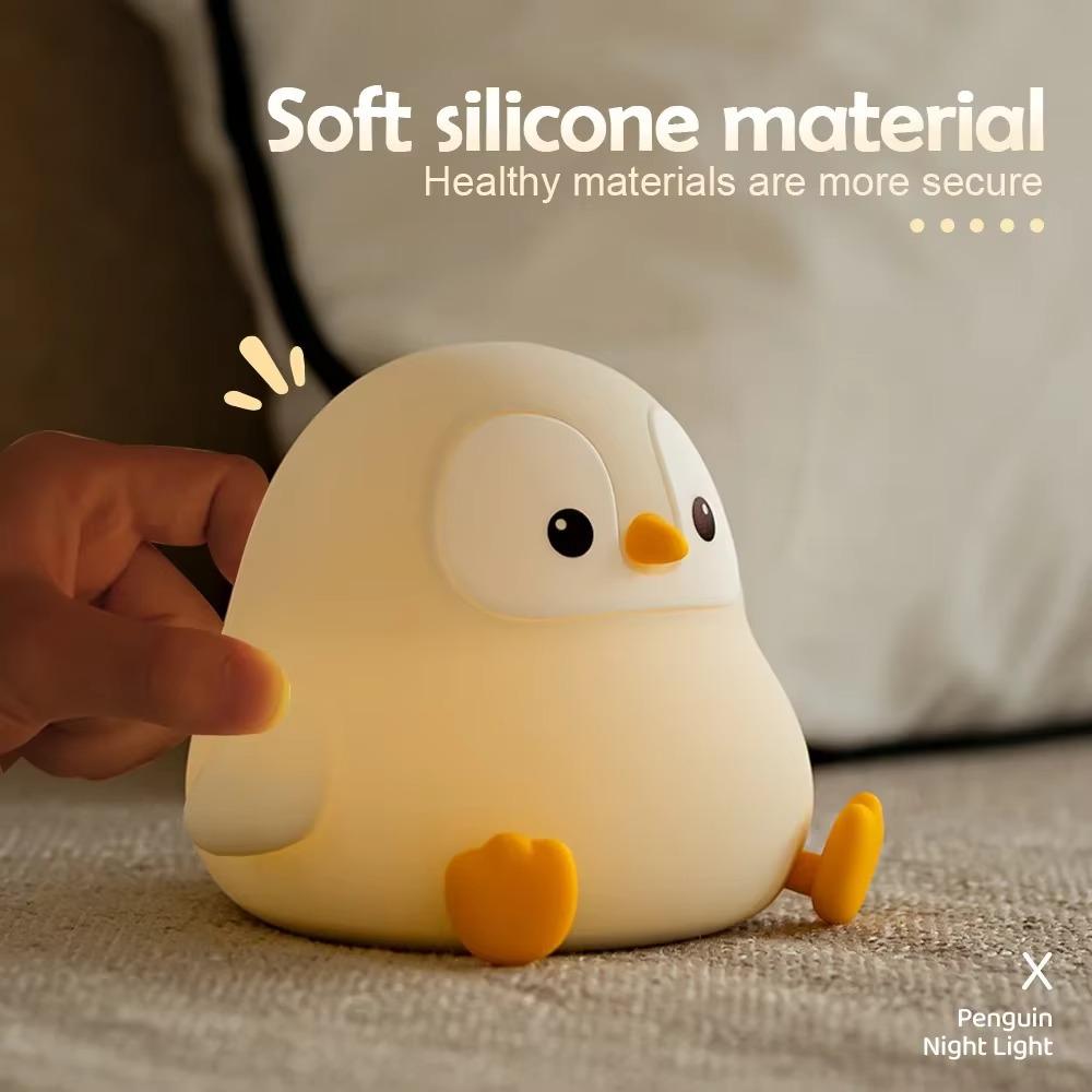 2 Levels Dimmable Penguin Nursery Night Light Timing Function Dorm Decor lamps  for Kids
