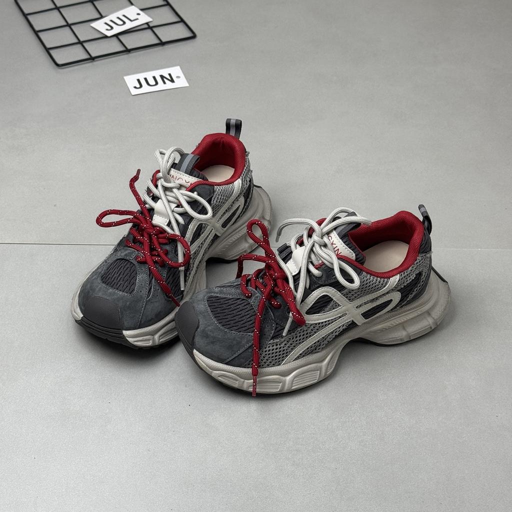 Thick-soled lightweight non-slip dad shoes women's 2025 autumn new retro pair of shoelaces lightweight and versatile casual sports shoes