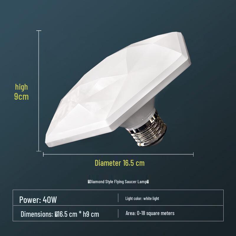 

Oeny 40W Flying Saucer LED Bulb