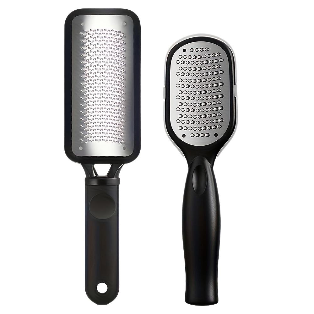 2pcs Set Stainless Steel Foot Scraper Efficient Heel Eliminator for Both Wet And Dry Feet Odorless Expert Pedicure Rasp