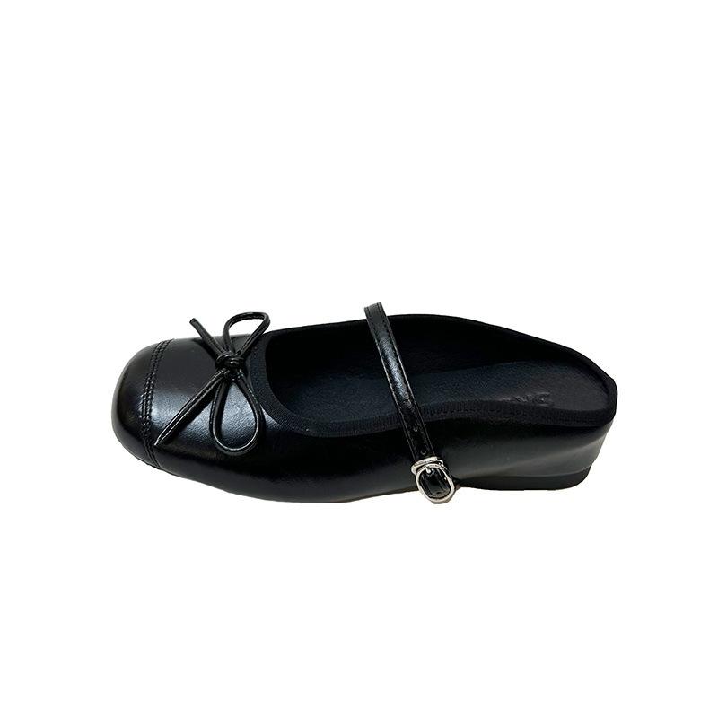 

Плоская подошва, внутренняя высота, увеличивающая сумку, полутапочки женские 2025 новые весенние и осенние сандалии с юбкой Мэри Джейн одинарные туфли 40