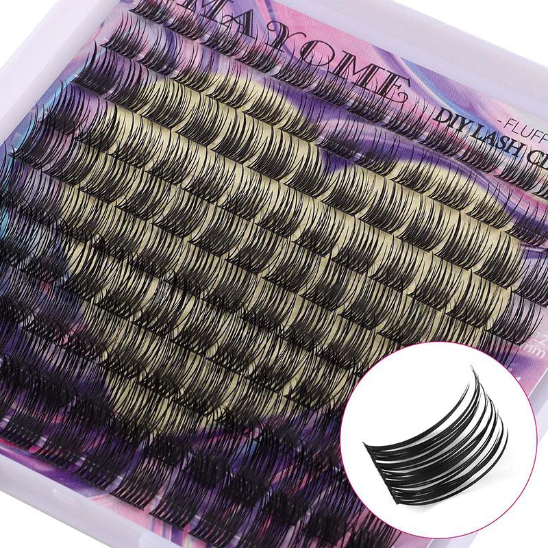 

False Eyelash Clusters Fluffy Thick And Dense Single Eyelash Book Clusters Extended Diy Home Use