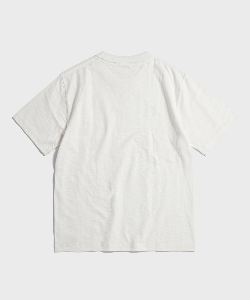 Beulonseun 10.5 Oz Usa Cotton Tubular Gusset Tee White