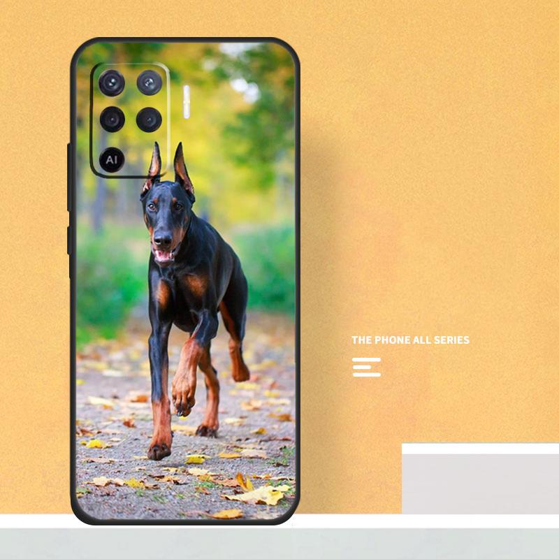 Doberman Dog Case For Oppo A80 A60 A40 A6 A5 Pro A15 A16 A17 A57 A94 A74 A54 A76 A96 A18 A38 A58 A78 A98
