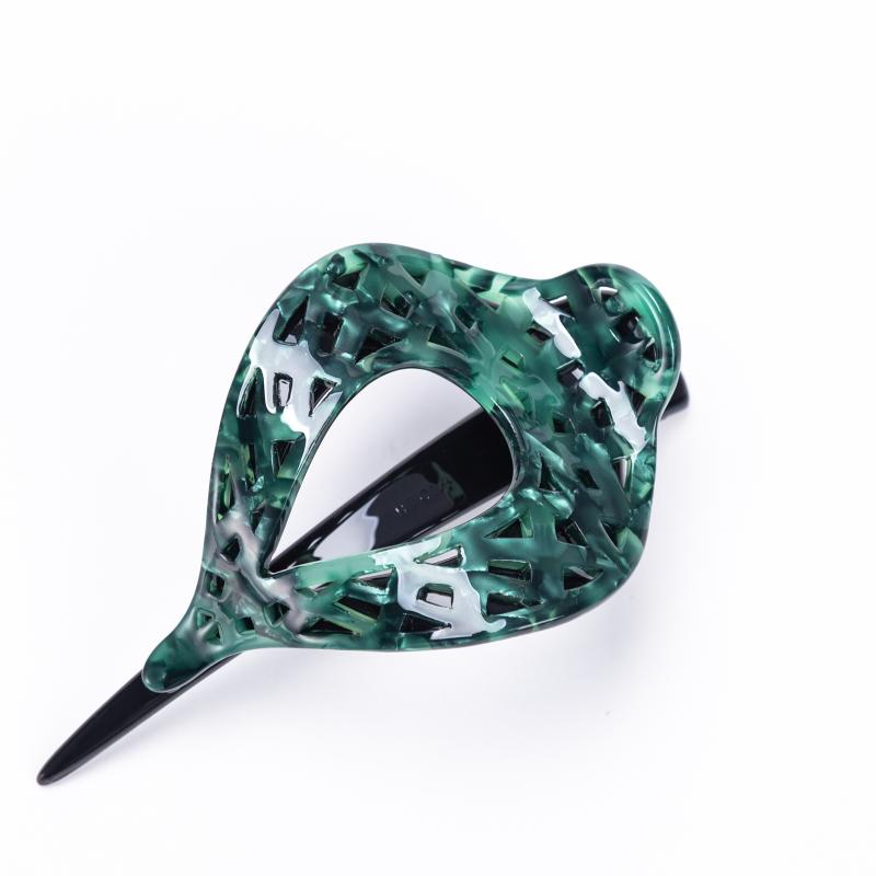 10cm Celluloid Alligator Side Slide Hair Luxury Handmade French Design Fashion Claw Tortoise Shell Accessories Women Hair Clip