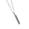 Pendant Necklace Cuboid Aesthetic Bright Luster Geometric Women Men Star Group Member Chain Necklace Jewelry Decoration Gift for Fans