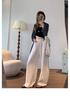 2026 Spring/Summer Maternity Wide-Leg Linen Pants – Lightweight, Comfortable Fit for Pregnancy