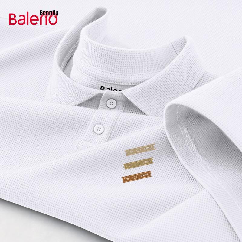 Baleno Men's Waffle Knit Polo Shirt