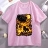 Lustiges Mond-Mops Heulendes T-Shirt Unisex Damen Hunde-Liebhaber T-Shirt Lässig Weich Fitness Sommer Kurzarm T-Shirt Bequeme Kleidung