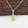 Green Cat'S Eye Gemstone 925 Sterling Silver Artisan Wedding Sisters Day Pendant PP-6-41