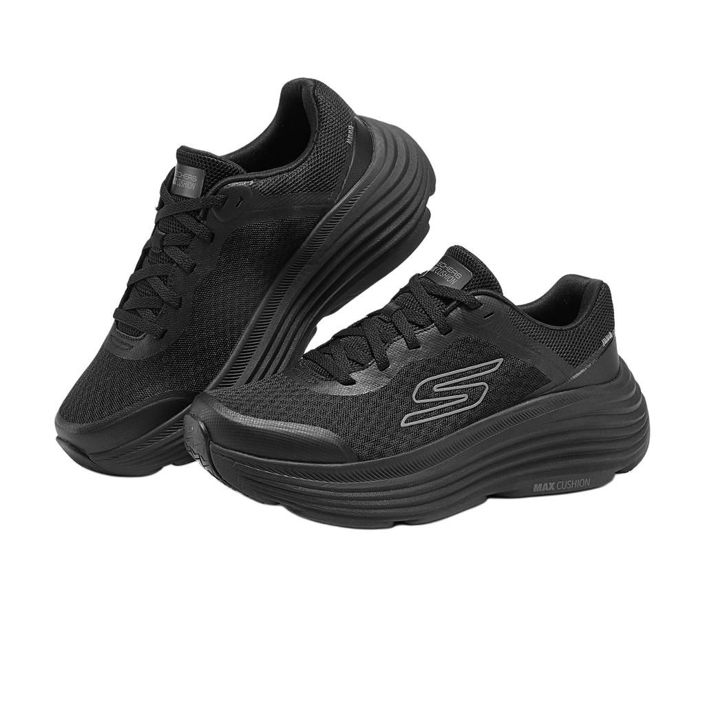 Skechers Cloud Strider Lightweight Supportive Breathable Casual Running Shoes Women Sneaker Black 129470-BBK