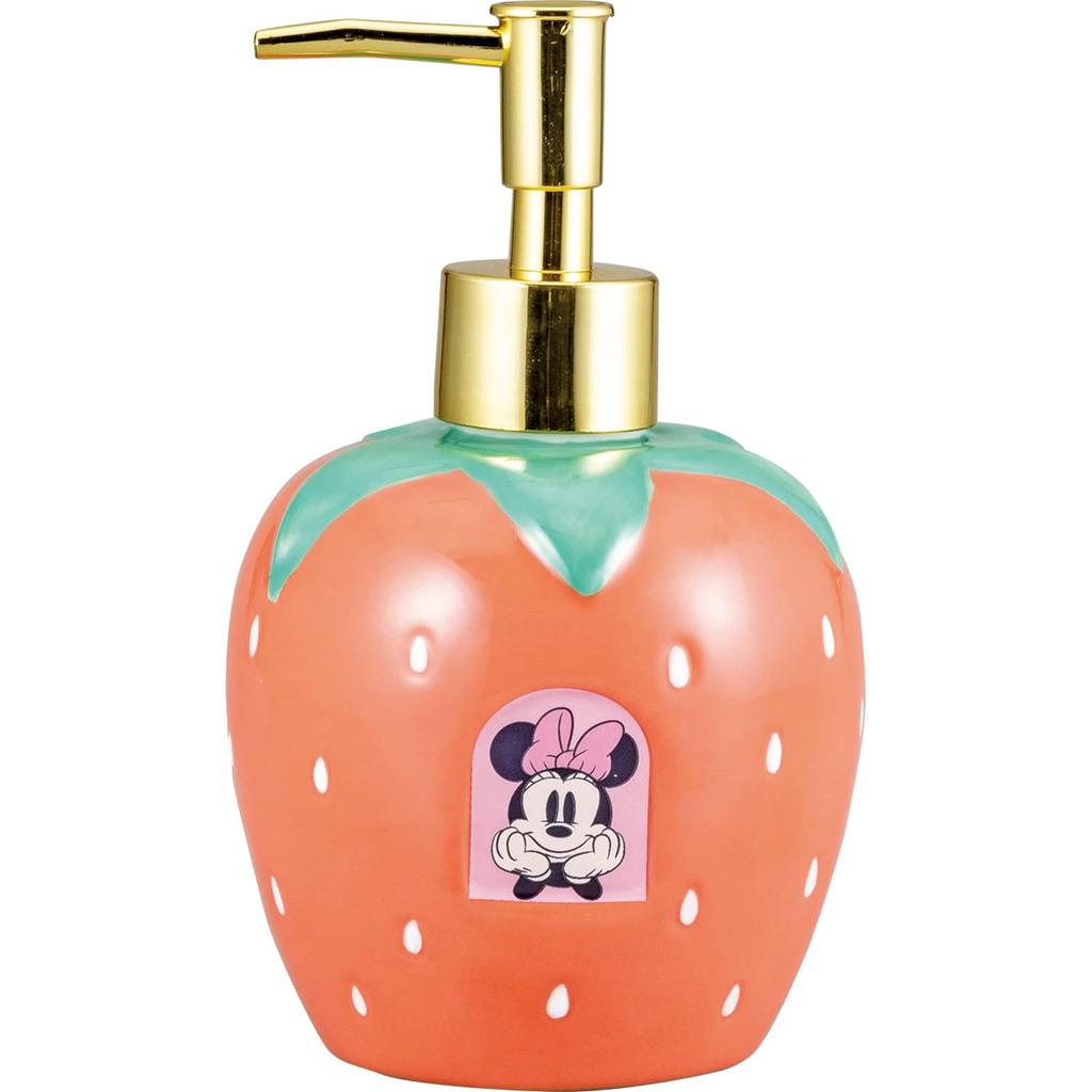 Sun Art Disney Minnie Mouse Soap Dispenser Strawberry Pattern Shampoo Minnie Goods Miscellaneous Goods Bathroom Supplies Sanitary Interior SAN4007