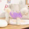 Reversible Dog Sweater Winter Plush Pullover with Traction Ring Soft Warm Pet Clothes for Small Medium Large Dogs 2 Legged