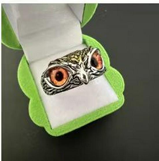 Retro Owl Adjustable Ring: Unisex, Creative Design
