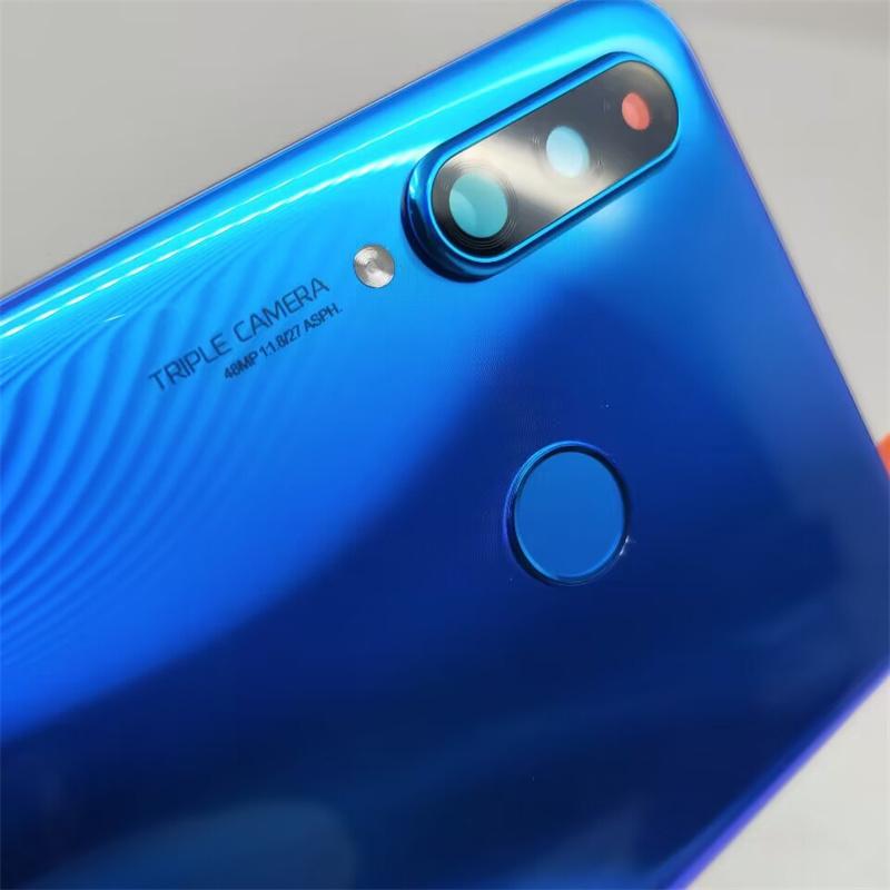 6.15"For Huawei P30 Lite Battery Cover Nova 4e Rear Glass Door Panel +Camera Lens+Fingerprint