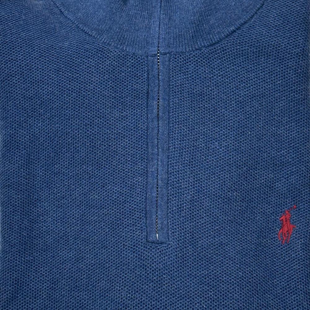 Polo Ralph Lauren FW26 Pony Embroidered Half-Zip Stand Collar Long Sleeve Sweatshirt Men Sweatshirt 710701611-038