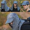 Foldable Quick Drying Waterproof 360° Visor Hat Baseball Cap Shawl Sun Hats Outdoor Unisex Summer Dual Use Cap